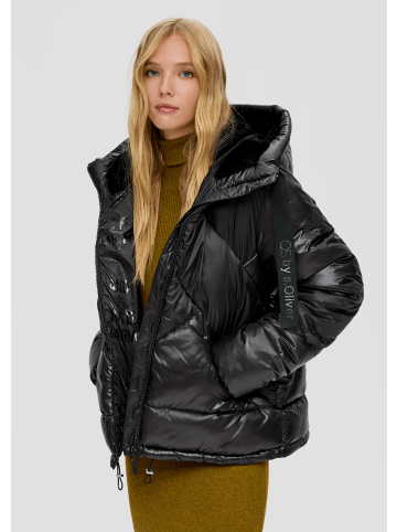 QS Outdoor-Jacke langarm in Schwarz