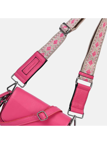 FREDs BRUDER Sha Na Na Umhängetasche Leder 20 cm in pink