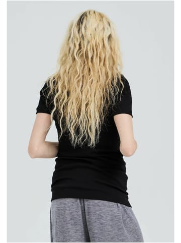 Seamless Basic T-Shirt Classic Short Sleeve in Black