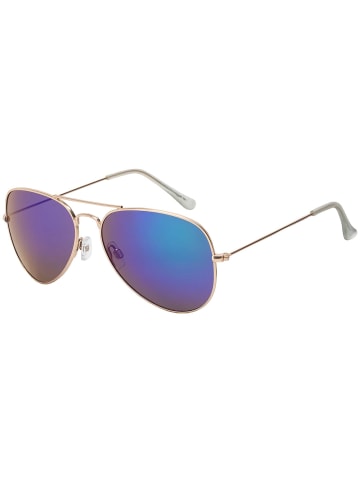 BEZLIT Herren Sonnenbrille in Blau Lila Verspiegelt