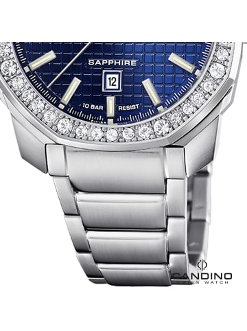 Candino Analog-Armbanduhr Candino Elegance silber mittel (ca. 35mm)
