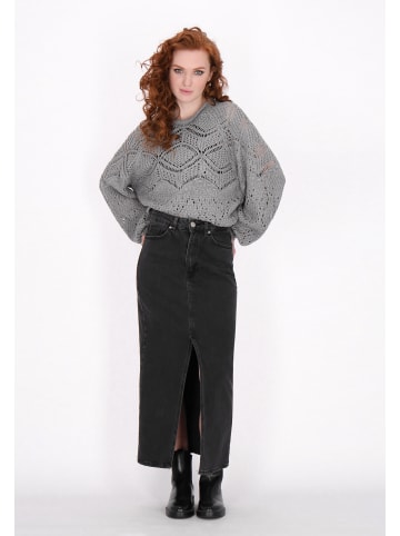 DreiMaster Vintage Women Pullover in grey melange
