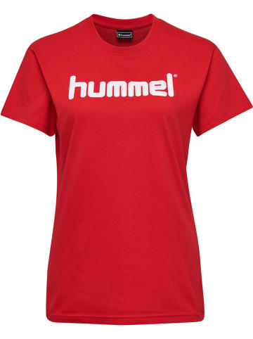 Hummel T-Shirt S/S Hmlgo Cotton Logo T-Shirt Woman S/S in TRUE RED