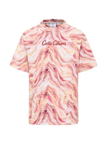 Carlo Colucci T-Shirt Dorn in Orange