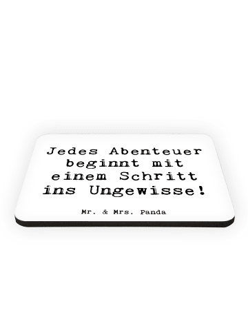 Mr. & Mrs. Panda magnet Spruch Ungewissheit akzeptieren mit Spruch in Weiß