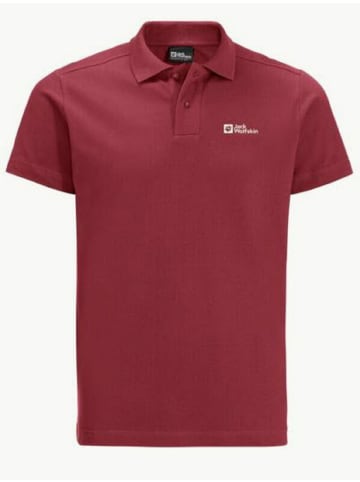 Jack Wolfskin Poloshirt ESSENTIAL POLO M in Rot