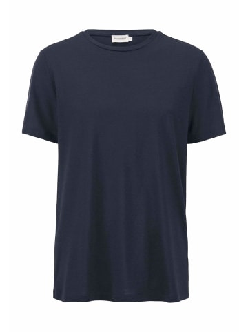 Hessnatur Hessnatur Wollshirt Regular aus reiner Bio-Merinowolle in marine