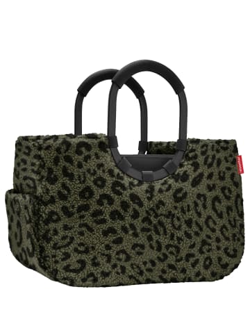 Reisenthel loopshopper M / Shopper 40 cm (summerstripes coffee) in teddy leo olive