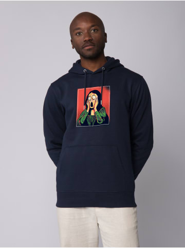 wat? Apparel Sweatshirt Mona Lisa Scream in Dunkelblau