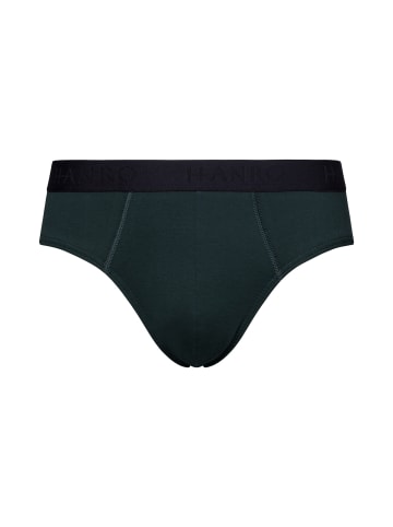 Hanro 2er-Pack Slips Cotton Essentials in laurel/black