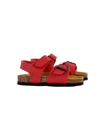 Plakton Parker Junior-Lederpantoletten Rot