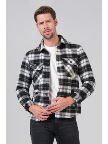 M.O.D Lined Shirt Black Grey Check