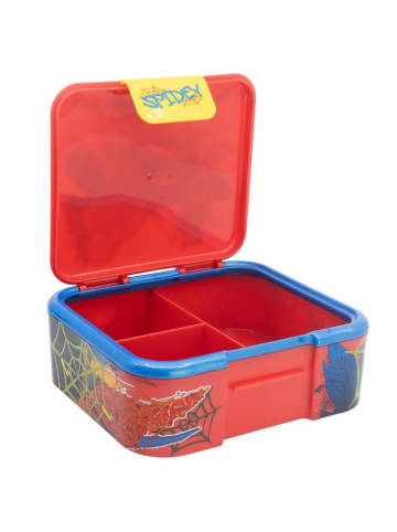 Spiderman Spiderman Kinder Brotdose – Lunchbox Pausenbox Schulbrotbox in Rot