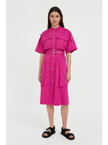 Finn Flare Blusenkleid Classic in purple
