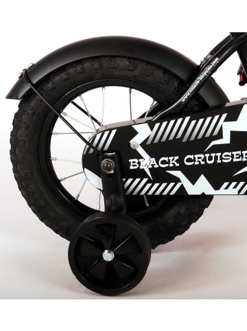 Volare Kinderfahrrad Black Cruiser für Jungen 12 Zoll Kinderrad in schwarz 3 Jahre
