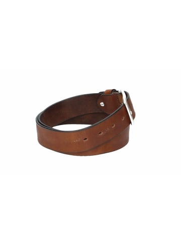 Bazlen Gürtel für Herren in hell-braun