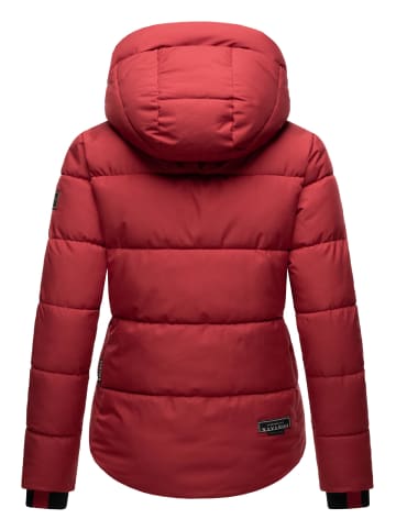Navahoo Steppjacke Lachperle XIV in Dark Red