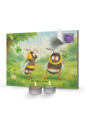 Mr. & Mrs. Panda adventskalender mit kerzen Bienen Paar Design o... in Weiß