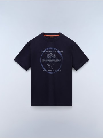 Napapijri T-Shirt "S-Bald Ss" in Blau