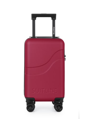 suitline Clix-Lite Underseat, Handgepäck, Kabinengepäck, TSA, 4 Rollen, 20L in Burgund