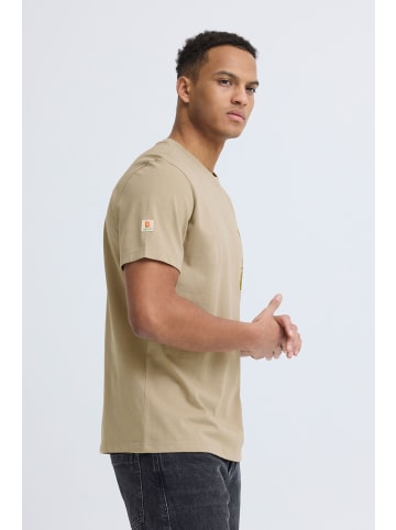 BLEND Rundhalsshirt BHSun in Braun