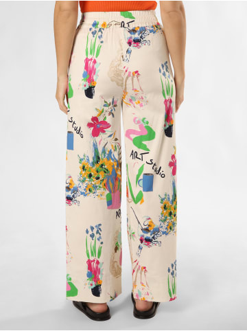 NÜMPH Hose Nuida in ecru mehrfarbig