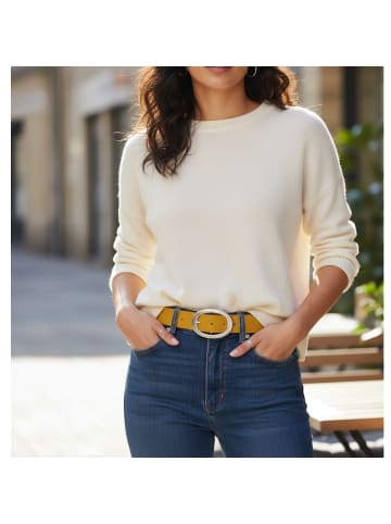 FRONHOFER Ledergürtel in Kobalt