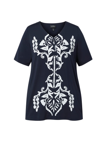 Ulla Popken Shirt in dunkles marine