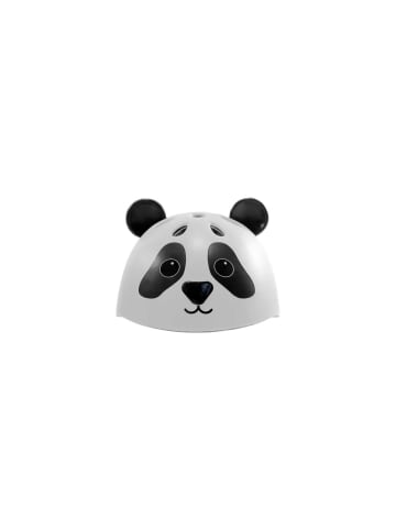 Hudora Fahrradhelm Kinder, Panda, schwarz-weiß, Gr. 44-47