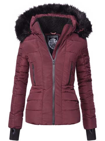 Navahoo Winterjacke Adele in Weinrot