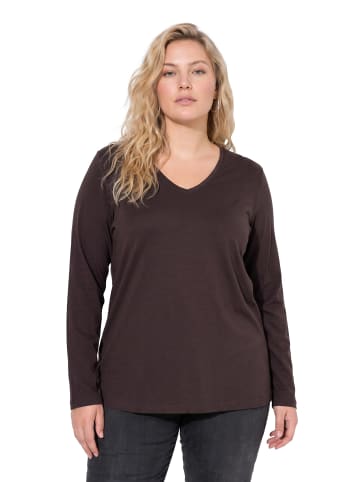 Ulla Popken Shirt in mahagoni