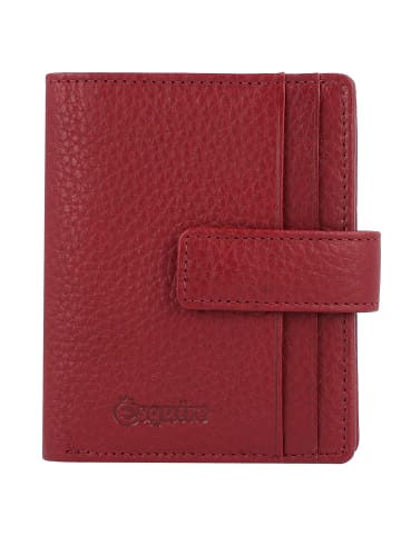 Esquire Oslo Kreditkartenetui RFID Leder 8,5 cm in rot