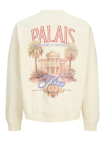 JACK & JONES Junior Sweatshirt in Antique White