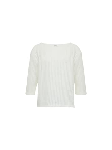 S.OLIVER RED LABEL Langarmshirt in creme