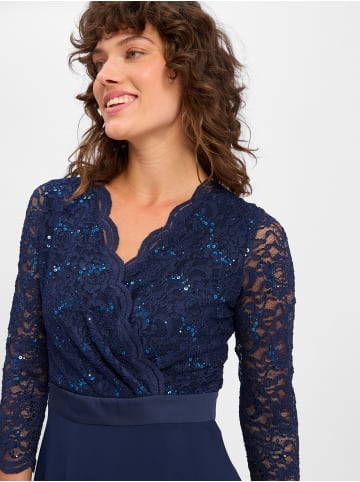 SWING Abendkleid in marine - 0001