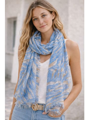 collezione alessandro Schal " Heaven " in blau