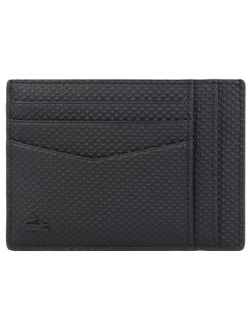 Lacoste Chantaco Kreditkartenetui RFID Schutz Leder 13 cm in noir