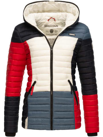 Navahoo Steppjacke Multikulti in Multicolour French-Tricoloree
