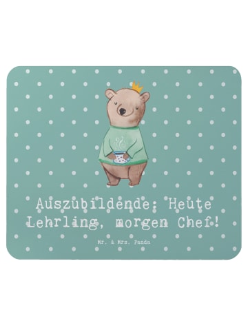 Mr. & Mrs. Panda Mauspad Auszubildende Chef mit Spruch in Meeresbrise