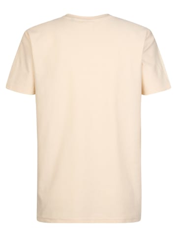Petrol Industries T-Shirt mit Fischgrätmuster hayden in Weiß