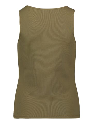 CARTOON Basic-Top mit Rundhalsausschnitt in Khaki