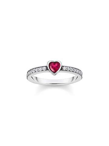 Thomas Sabo Ring in silber, rot, weiß