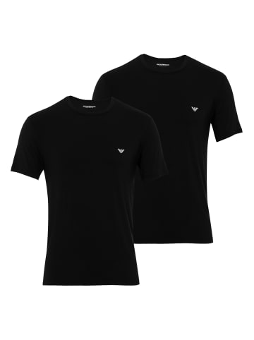 Emporio Armani 2er Pack T-Shirt in Schwarz