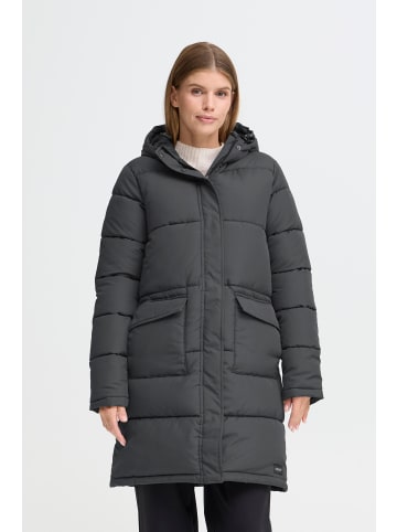 Oxmo Wintermantel OXMINNA LONG JACKET in Stein