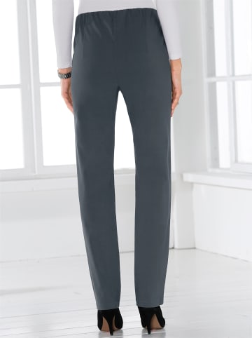 Sieh an! Stretch-Hose in dunkelgrau