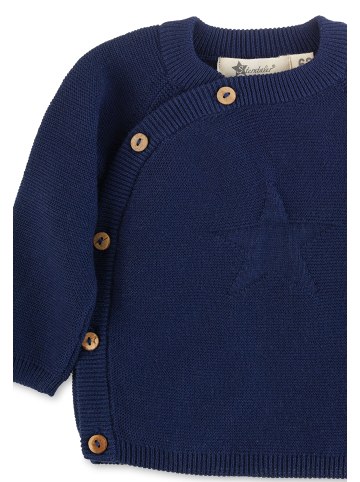 Sterntaler GOTS Strick-Jacke in marineblau