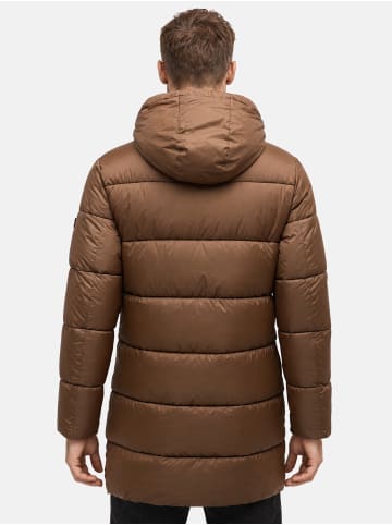 Tazzio Wintermantel "A825" - mit Kapuze - in Braun