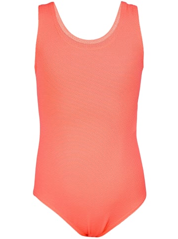 Aquarti Mädchen Badeanzug mit Ringerrücken in orange