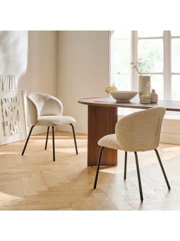 CALICOSY 2er-Set Konsole PALMO in Beige - (W)45 x (H)79 x (L)49 cm