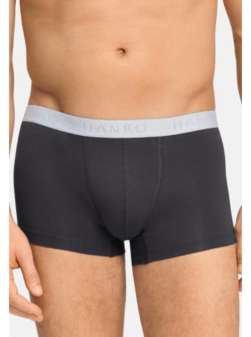 Hanro Retro Short / Pant Cotton Essentials in Charcoal art / smokey olive